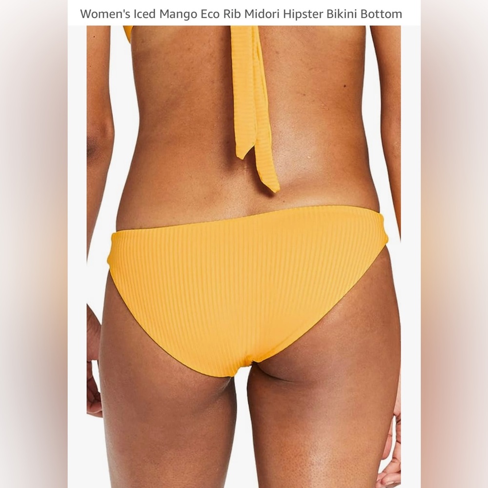 NWT Vitamin A Kaya Bikini Set Iced Mango Eco Ribbed Size 14 DD - Picture 10 of 13